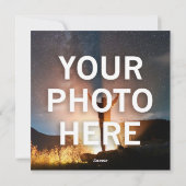 Uw foto hier feestdagenkaart (Achterkant)