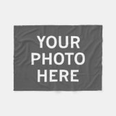 Uw foto hier fleece deken (Voorkant (Horizontaal))