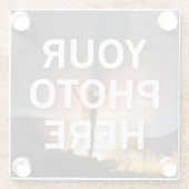 Uw foto hier glazen onderzetter (Achterkant)