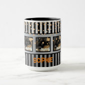 Uw foto hier Glitter Gepersonaliseerde Mok (Midden)