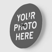 Uw foto hier grote klok (Hoek)