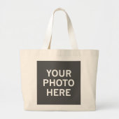 Uw foto hier grote tote bag (Voorkant)
