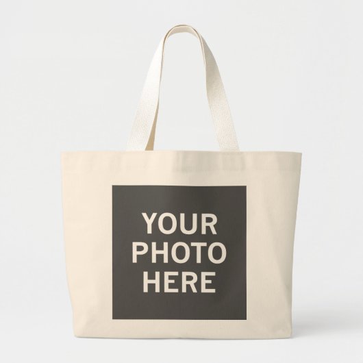 Uw foto hier grote tote bag (Voorkant)