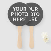 Uw foto hier handwaaier (Voorkant en achterkant)