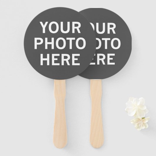 Uw foto hier handwaaier (Voorkant en achterkant)