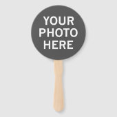 Uw foto hier handwaaier (Voorkant)