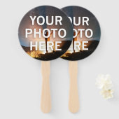 Uw foto hier handwaaier (Voorkant en achterkant)