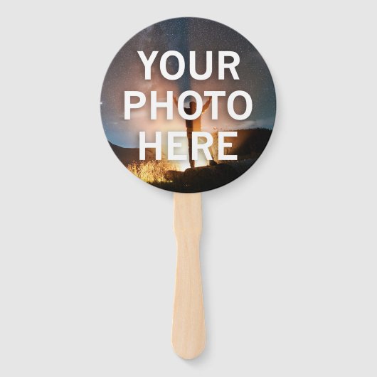 Uw foto hier handwaaier (Voorkant)