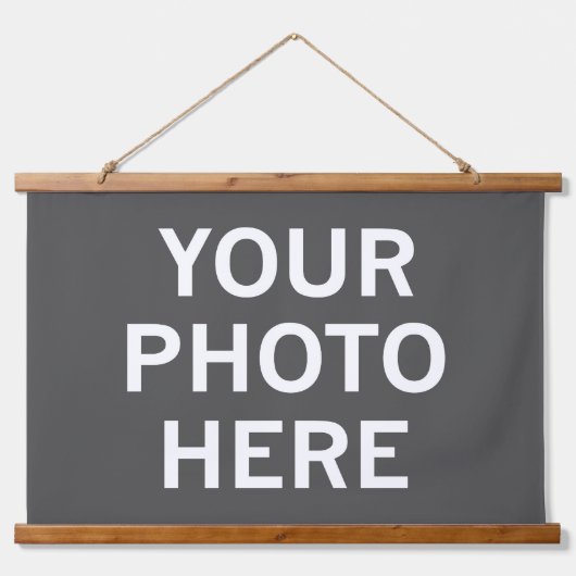 Uw foto hier hangend wandkleed (Voorkant)