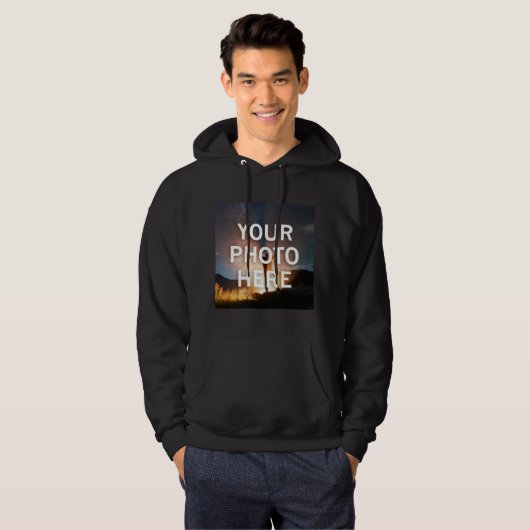 Uw foto hier hoodie (Voorkant volledig)