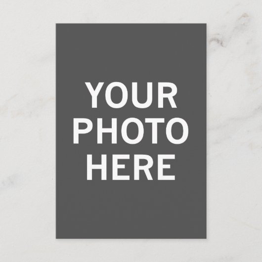 Uw foto hier informatiekaartje (Voorkant)