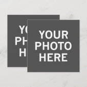 Uw foto hier kaart (Voorkant / Achterkant)