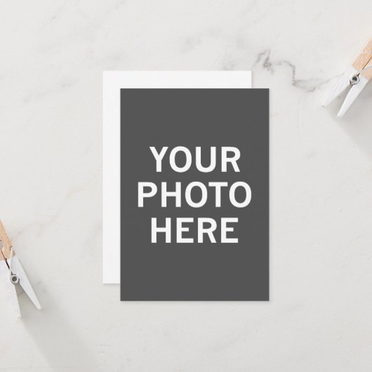 Uw foto hier kaart (Voorkant / Achterkant in situ)