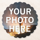 Uw foto hier kartonnen onderzetters (Voorkant)