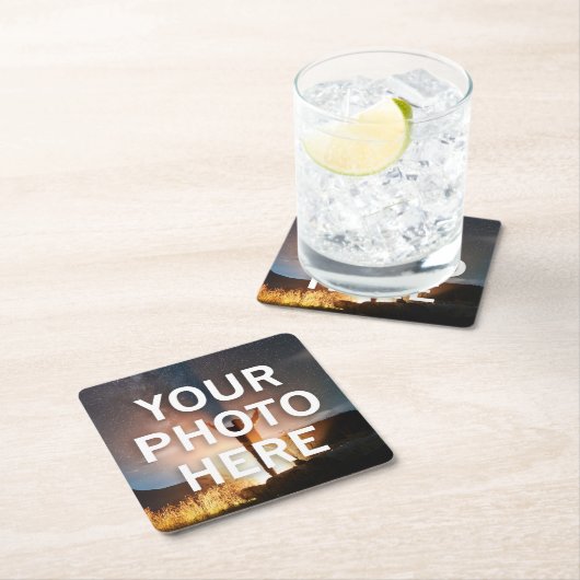 Uw foto hier kartonnen onderzetters (Insitu)