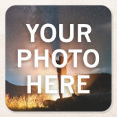 Uw foto hier kartonnen onderzetters (Voorkant)