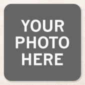 Uw foto hier kartonnen onderzetters (Voorkant)