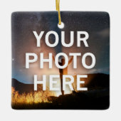Uw foto hier keramisch ornament (Voorkant)