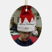 Uw Foto hier Keramisch Ornament (Rechts)