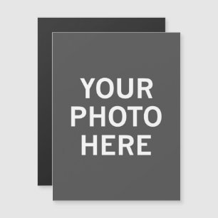 Uw foto hier magnetische uitnodiging