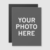 Uw foto hier magnetische uitnodiging (Voorkant / Achterkant)