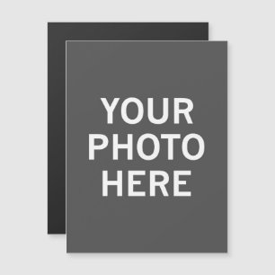 Uw foto hier magnetische uitnodiging