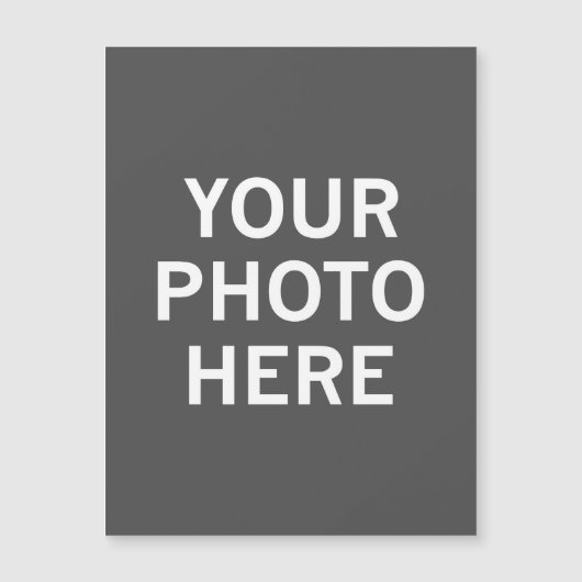 Uw foto hier magnetische uitnodiging (Voorkant)