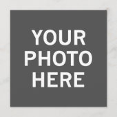 Uw foto hier menu (Voorkant)