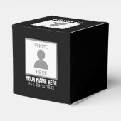 Uw foto hier Naam en Leeftijd Bedankdoosjes (Achterkant)