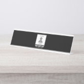 Uw foto hier Naam en Leeftijd Bureau Naambordje (Voorkant)