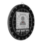 Uw foto hier Naam en Leeftijd Dartbord (Voorkant Links)