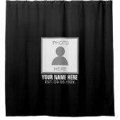 Uw foto hier Naam en Leeftijd Douchegordijn (Voorkant)