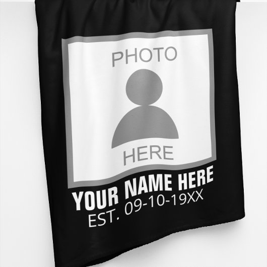 Uw foto hier Naam en Leeftijd Fleece Deken