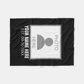 Uw foto hier Naam en Leeftijd Fleece Deken (Voorkant (Horizontaal))