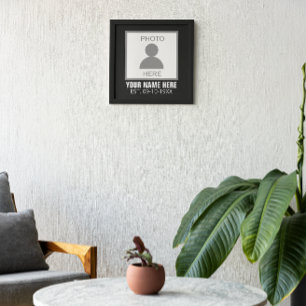 Uw foto hier Naam en Leeftijd Foto Afdruk