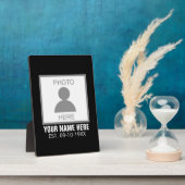 Uw foto hier Naam en Leeftijd Fotoplaat (Zijkant)