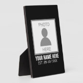 Uw foto hier Naam en Leeftijd Fotoplaat (Zijkant)