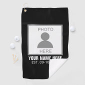 Uw foto hier Naam en Leeftijd Golfhanddoek (Insitu)