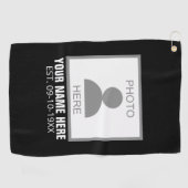 Uw foto hier Naam en Leeftijd Golfhanddoek (Horizontaal)