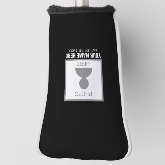 Uw foto hier Naam en Leeftijd Golfheadcover (Draai 90)