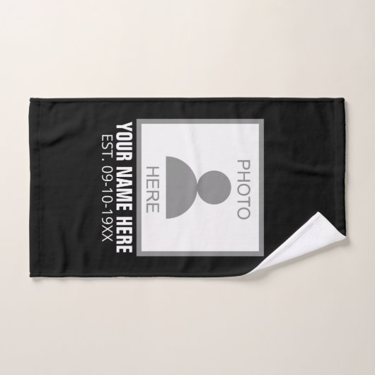 Uw foto hier Naam en Leeftijd Handdoek (Handdoek)