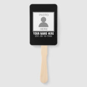 Uw foto hier Naam en Leeftijd Handwaaier (Voorkant)