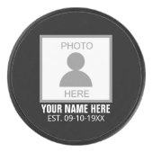 Uw foto hier Naam en Leeftijd Hockey Puck (Voorkant)