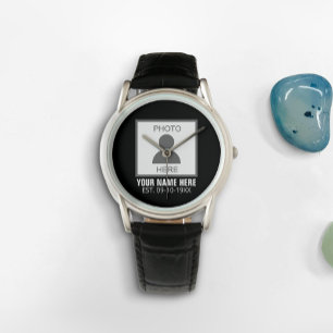 Uw foto hier Naam en Leeftijd Horloge