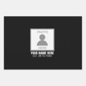 Uw foto hier Naam en Leeftijd Inpakpapier Vel (Voorkant 3)