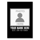 Uw foto hier Naam en Leeftijd Kaart (Achterkant)