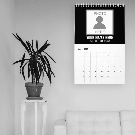 Uw foto hier Naam en Leeftijd Kalender