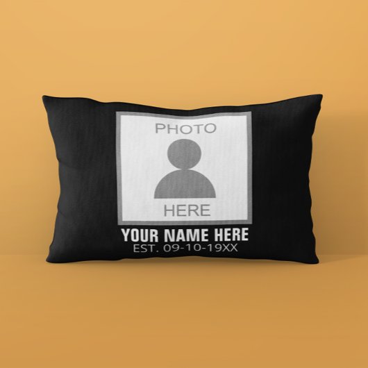 Uw foto hier Naam en Leeftijd Kussensloop
