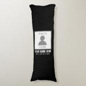 Uw foto hier Naam en Leeftijd Lichaamskussen (Voorkant Verticaal)