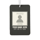 Uw foto hier Naam en Leeftijd Luchtverfrisser (Achterkant)